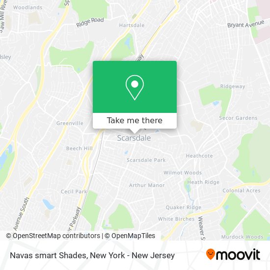 Mapa de Navas smart Shades