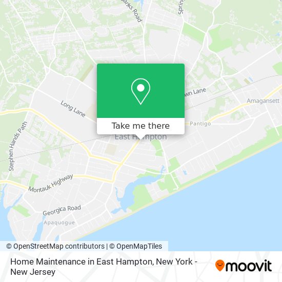 Home Maintenance in East Hampton map