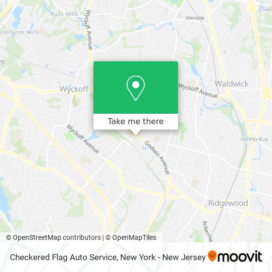 Checkered Flag Auto Service map