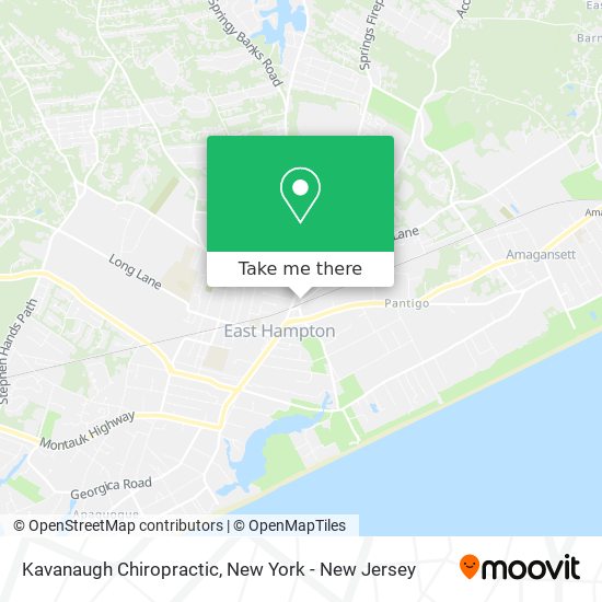 Kavanaugh Chiropractic map