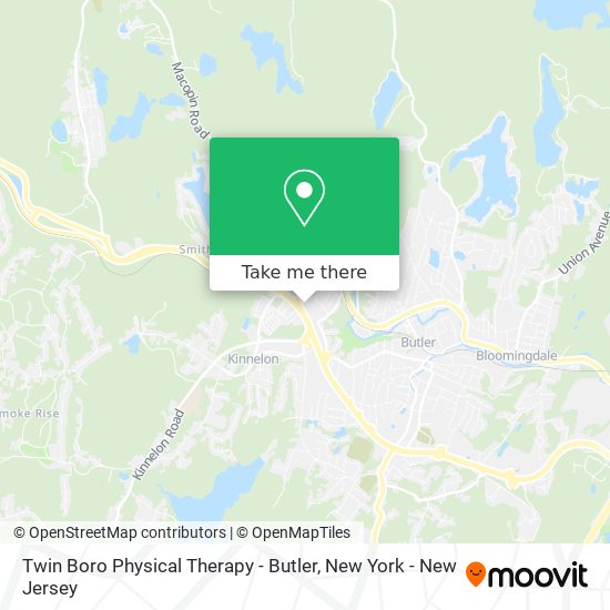 Mapa de Twin Boro Physical Therapy - Butler