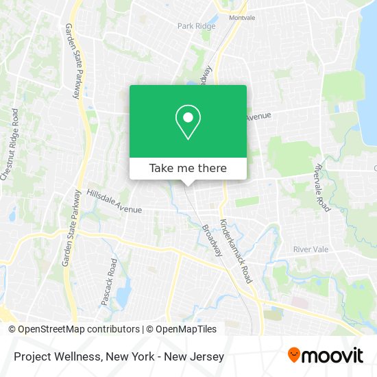 Project Wellness map