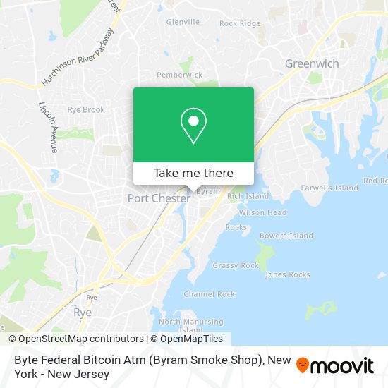 Mapa de Byte Federal Bitcoin Atm (Byram Smoke Shop)