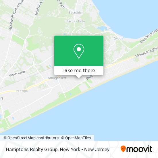 Hamptons Realty Group map