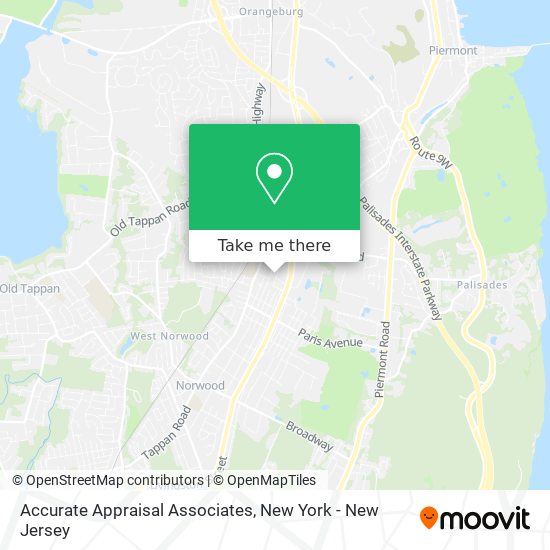 Accurate Appraisal Associates map