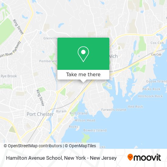 Mapa de Hamilton Avenue School