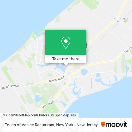 Touch of Venice Restaurant map