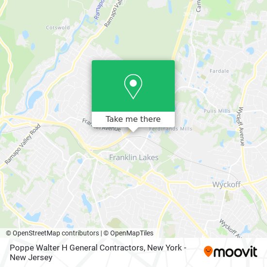 Poppe Walter H General Contractors map