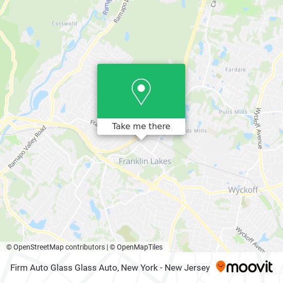 Mapa de Firm Auto Glass Glass Auto