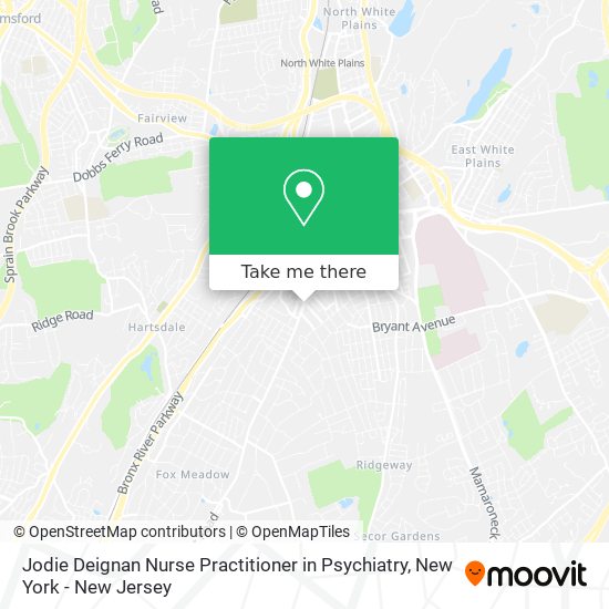 Jodie Deignan Nurse Practitioner in Psychiatry map