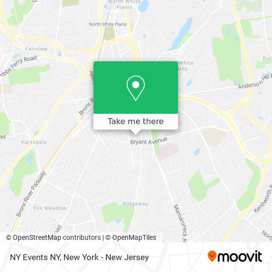 NY Events NY map