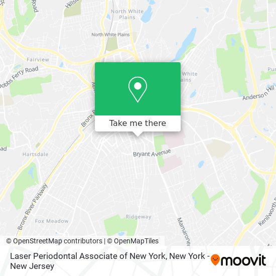 Laser Periodontal Associate of New York map