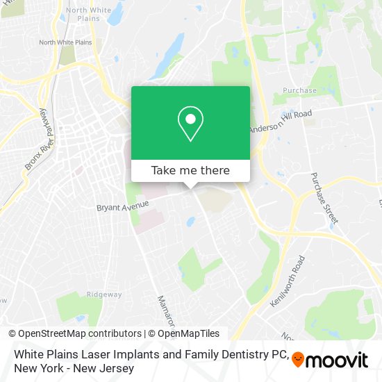White Plains Laser Implants and Family Dentistry PC map