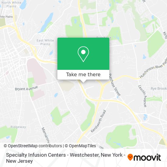 Specialty Infusion Centers - Westchester map