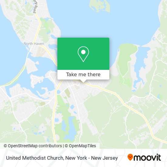 United Methodist Church map