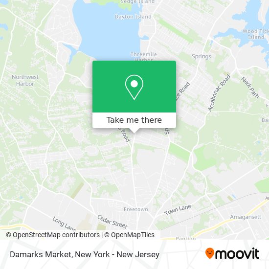 Mapa de Damarks Market