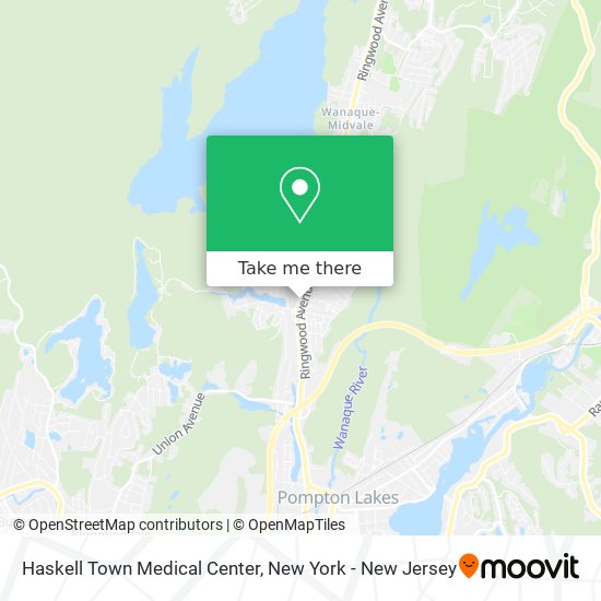 Mapa de Haskell Town Medical Center