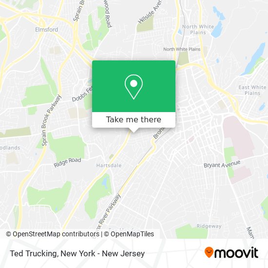 Ted Trucking map