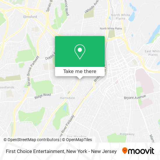 First Choice Entertainment map