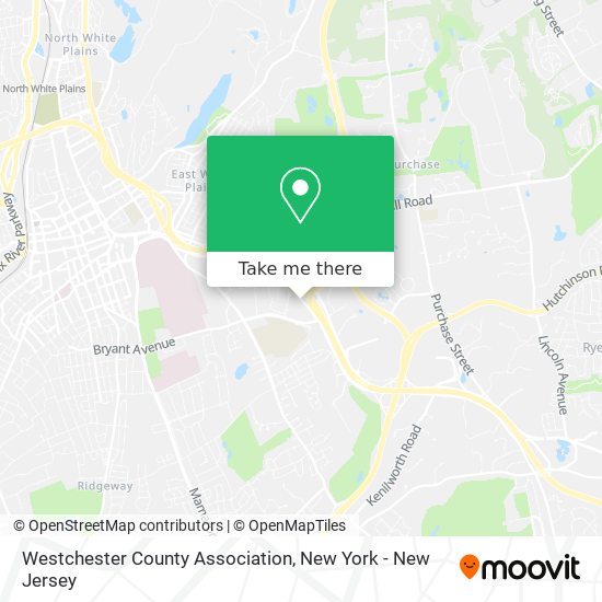 Mapa de Westchester County Association