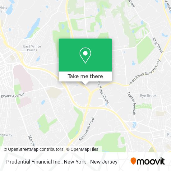 Prudential Financial Inc. map