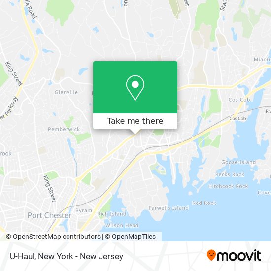 U-Haul map