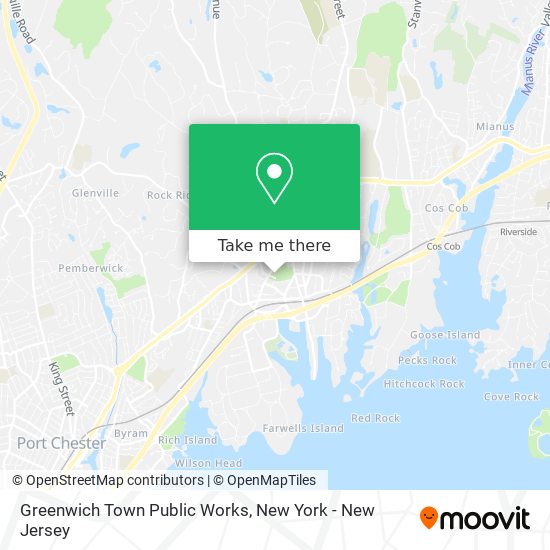 Greenwich Town Public Works map