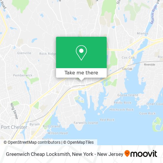 Mapa de Greenwich Cheap Locksmith