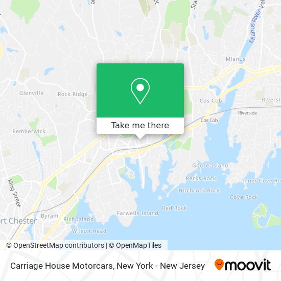 Carriage House Motorcars map