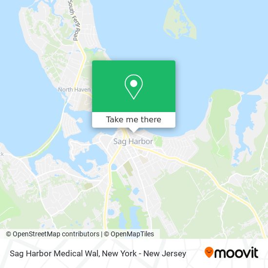 Mapa de Sag Harbor Medical Wal