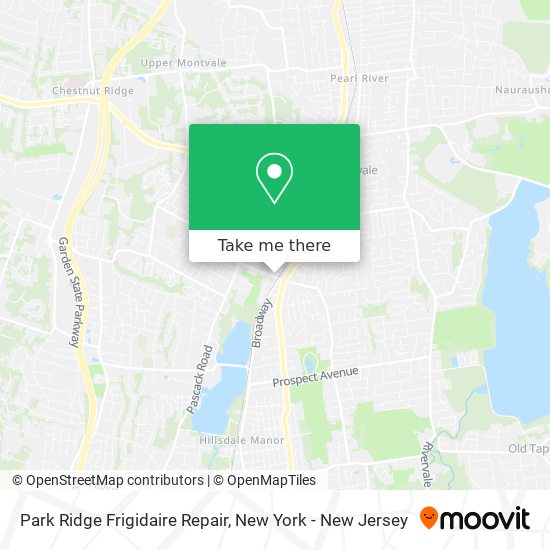 Mapa de Park Ridge Frigidaire Repair