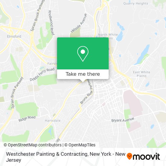 Westchester Painting & Contracting map