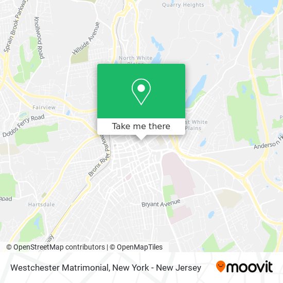 Westchester Matrimonial map