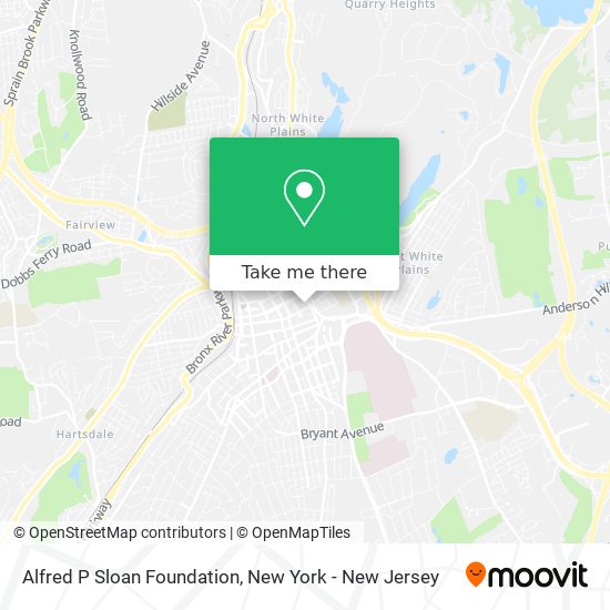 Mapa de Alfred P Sloan Foundation