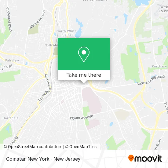 Coinstar map