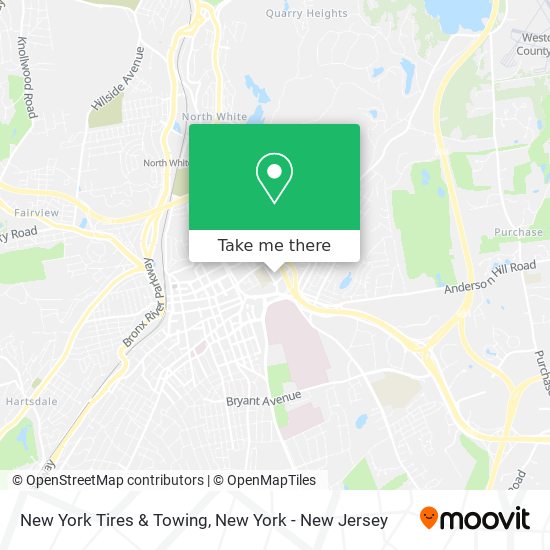 Mapa de New York Tires & Towing