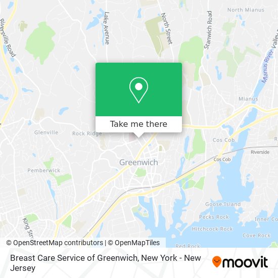Mapa de Breast Care Service of Greenwich