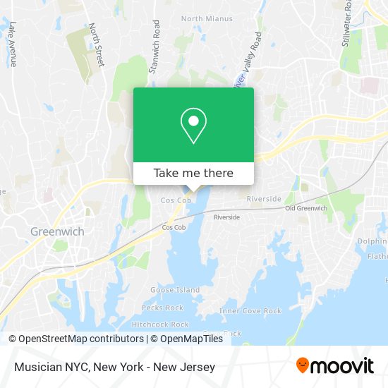 Musician NYC map