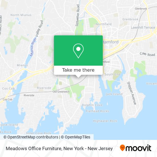 Meadows Office Furniture map