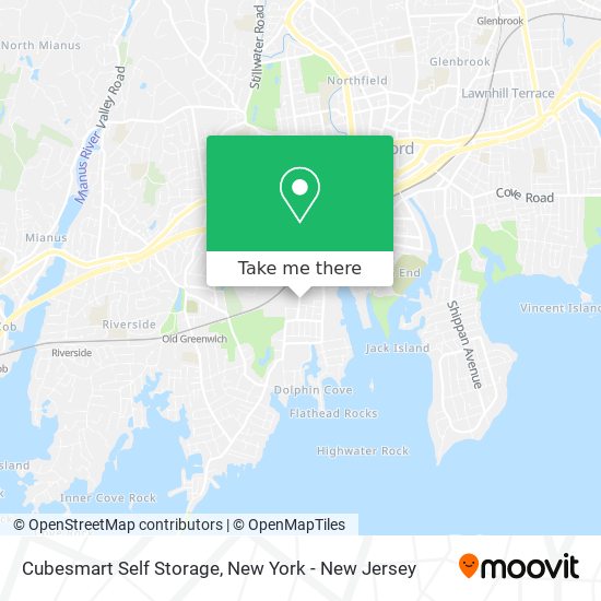 Cubesmart Self Storage map