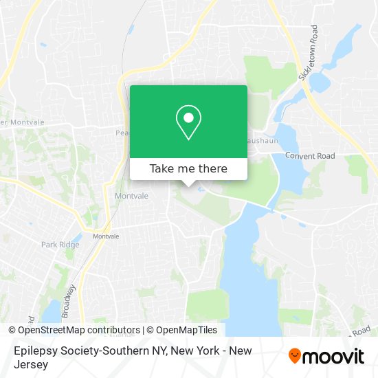 Mapa de Epilepsy Society-Southern NY