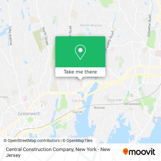 Central Construction Company map