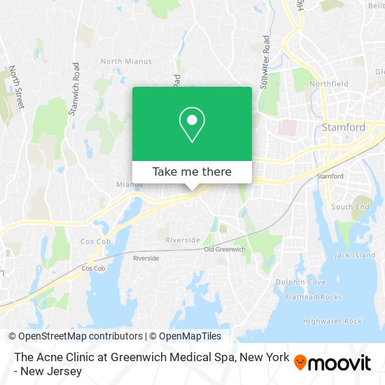 Mapa de The Acne Clinic at Greenwich Medical Spa