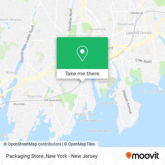 Mapa de Packaging Store