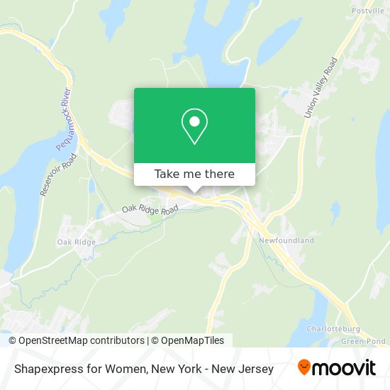 Shapexpress for Women map