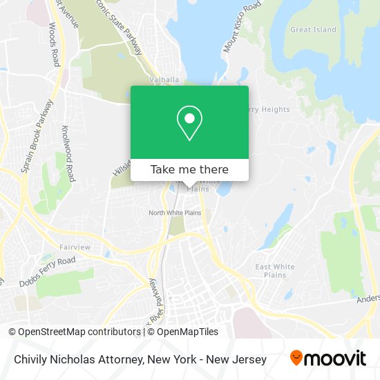 Chivily Nicholas Attorney map