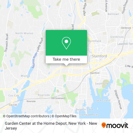 Garden Center at the Home Depot map