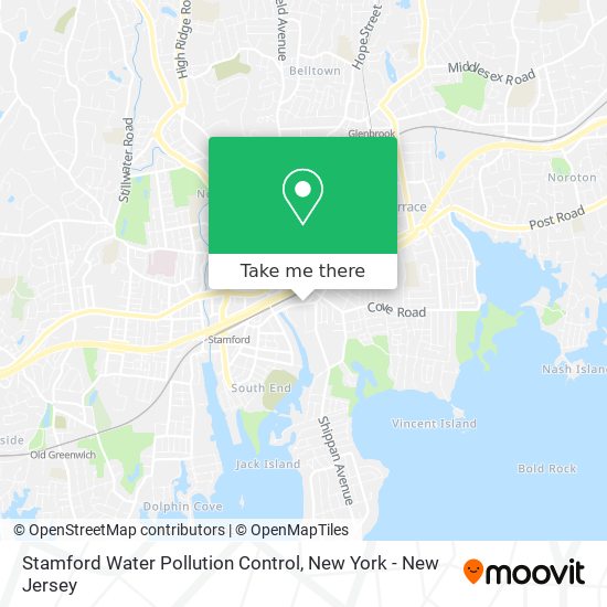 Stamford Water Pollution Control map