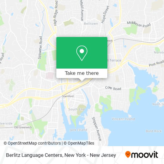 Mapa de Berlitz Language Centers