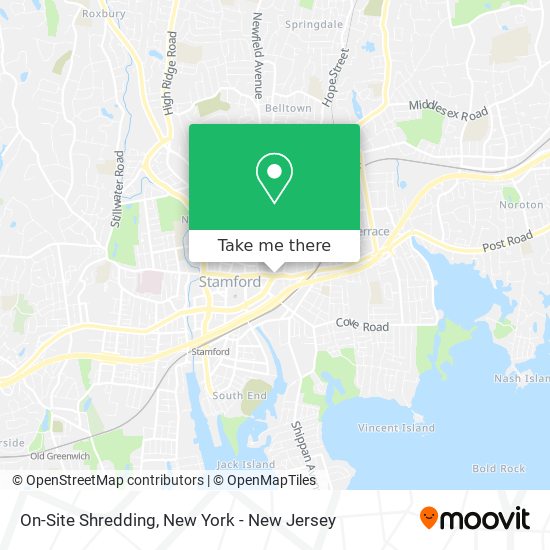 On-Site Shredding map
